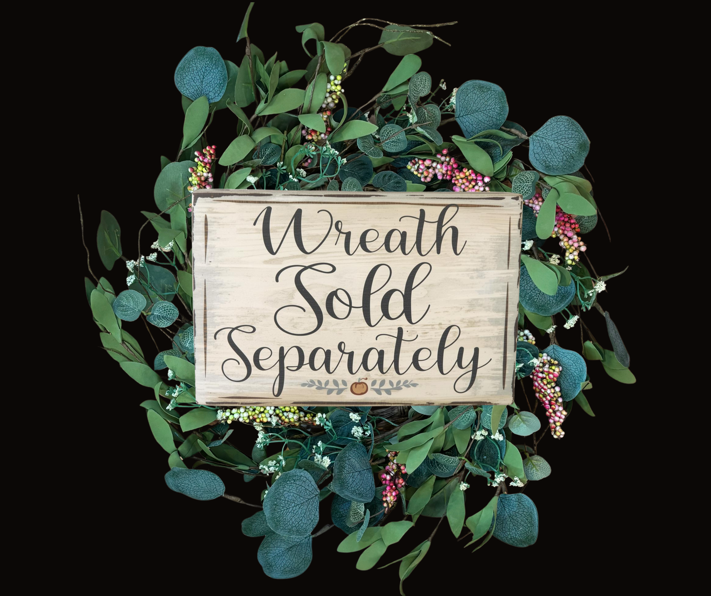 Interchangeable Winter “Happy Holidays” Wreath Kit – Space-Saving Decor for Busy Homes