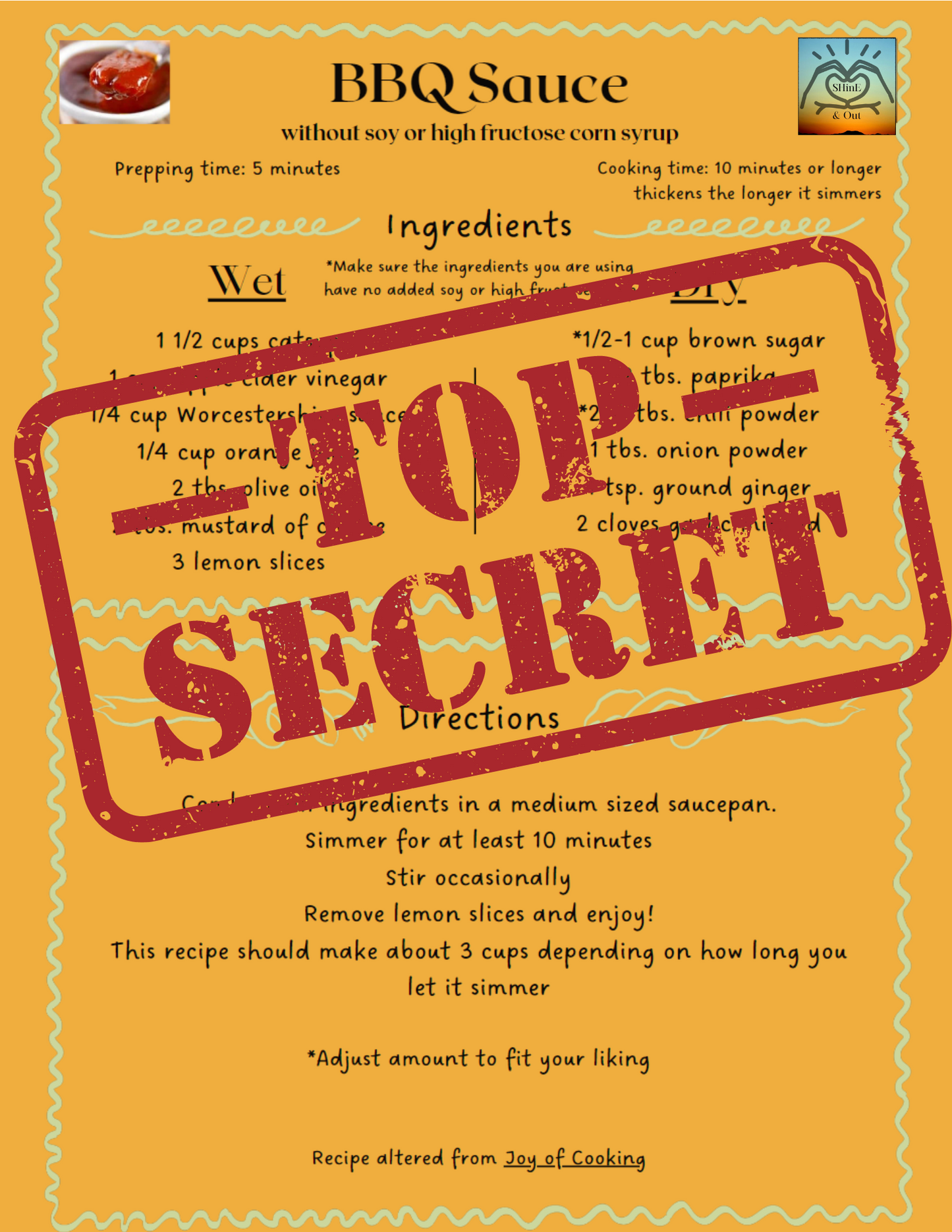 Backyard BBQ Sauce Magic 🔥 ~ Free Recipe Card Download
