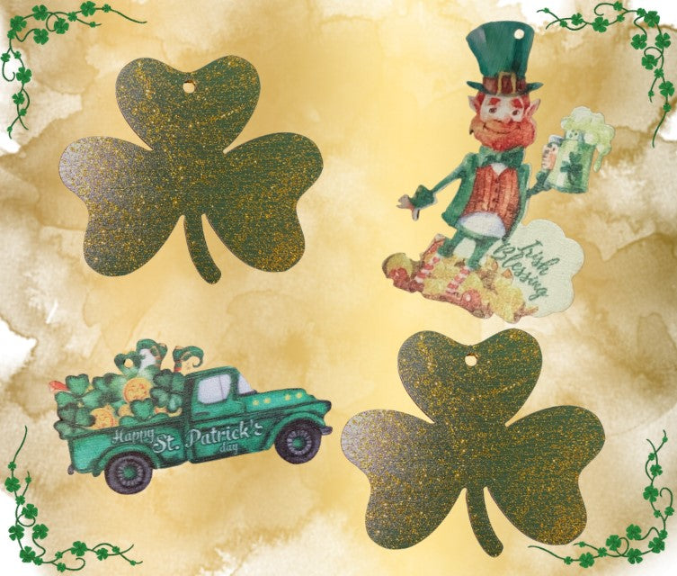 Irish Blessing St. Patrick's Day Ornament Set