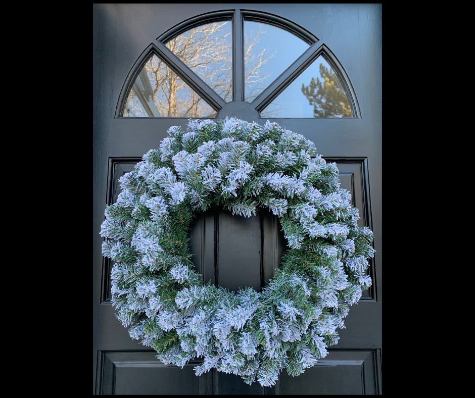 Frosted Pine Wreath Ready For Your Creativity