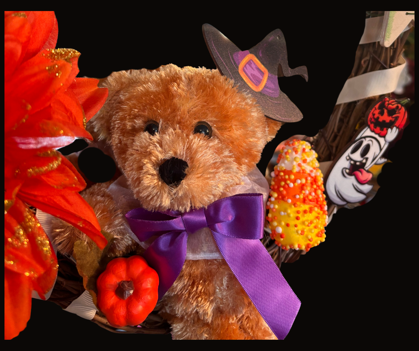 Teddy Bear Interchangeable Wreath With 12 Monthly Décor Kits | Year Round Seasonal Décor for Moms & Elderly Loved Ones