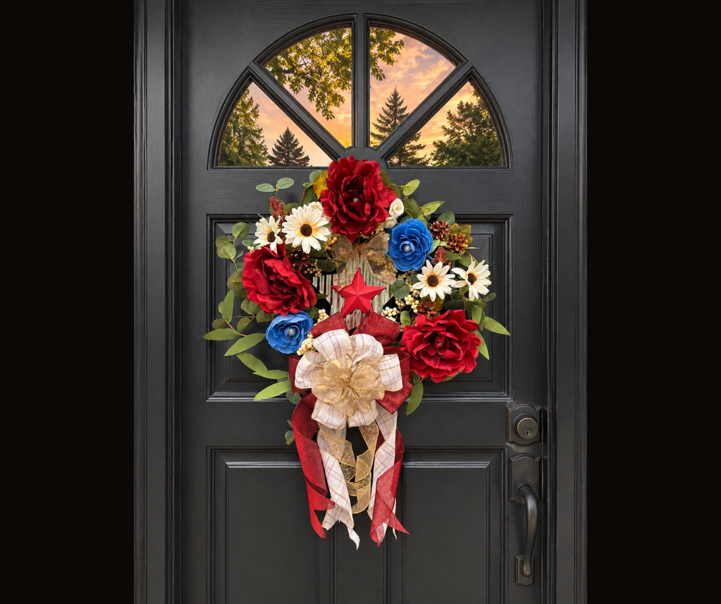 Ready Made Wreath Kit For Summer, Fall AND Winter!