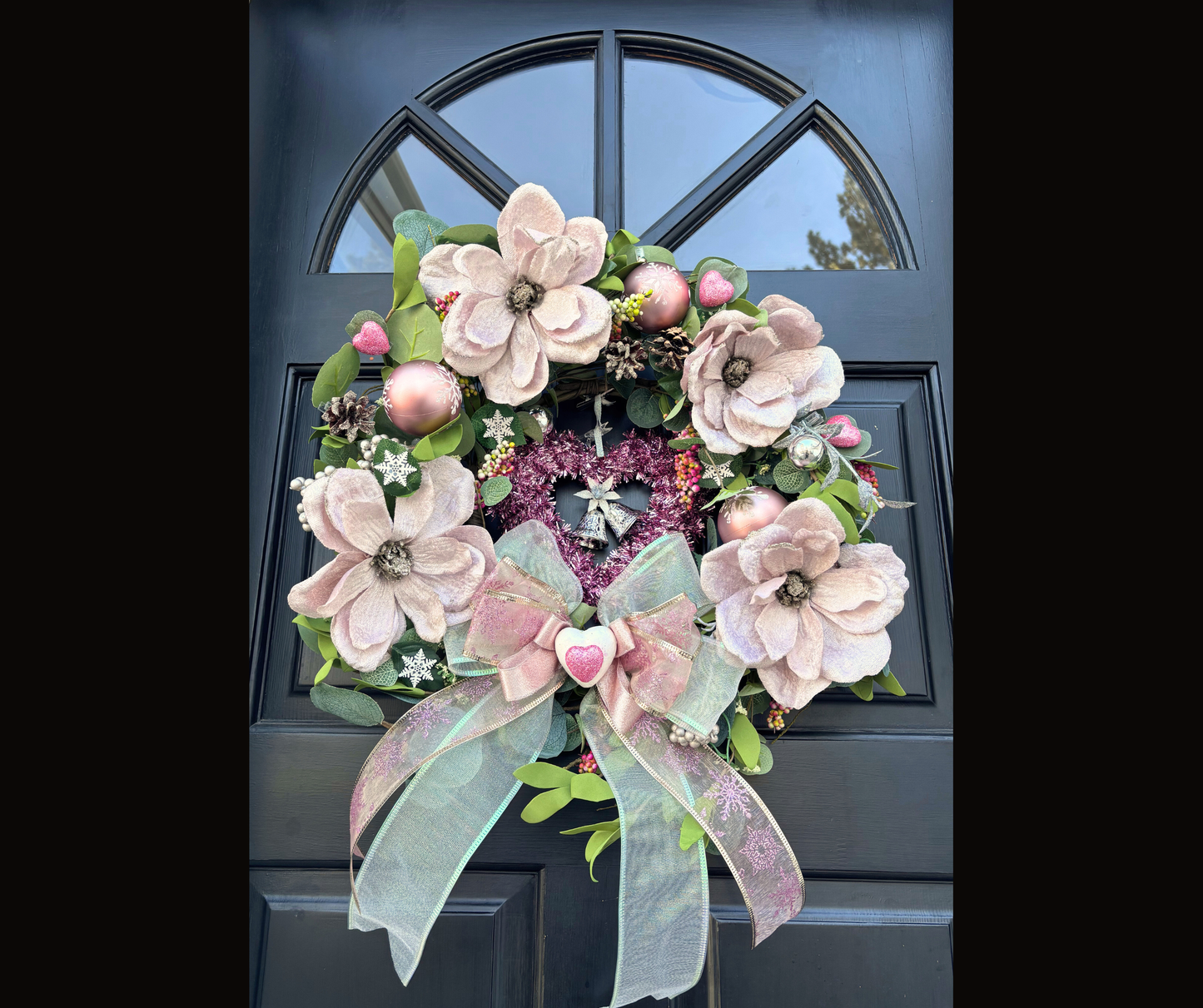 Pretty In Pink Winter Decor Wreath Kit with Bonus Time Saver Valentines Kit