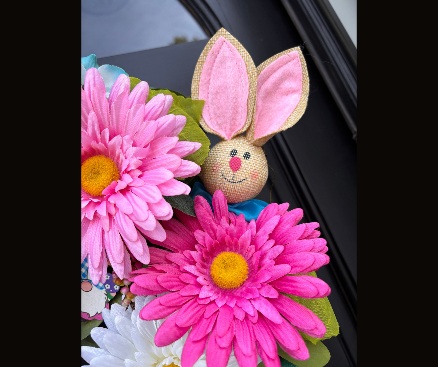Fun, Easy and Quick Easter/Spring Wreath Kit With Spring Colored Fairy Lights and Removable Holiday Ornaments