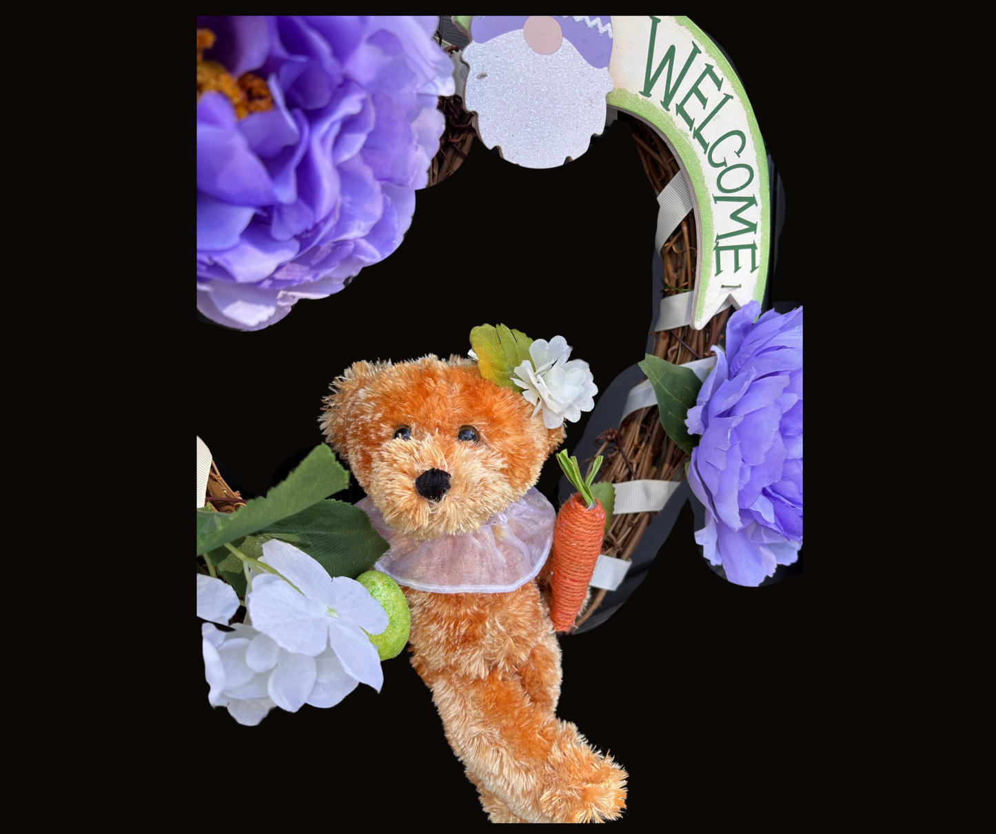 Teddy Bear Interchangeable Wreath With 12 Monthly Décor Kits | Year Round Seasonal Décor for Moms & Elderly Loved Ones