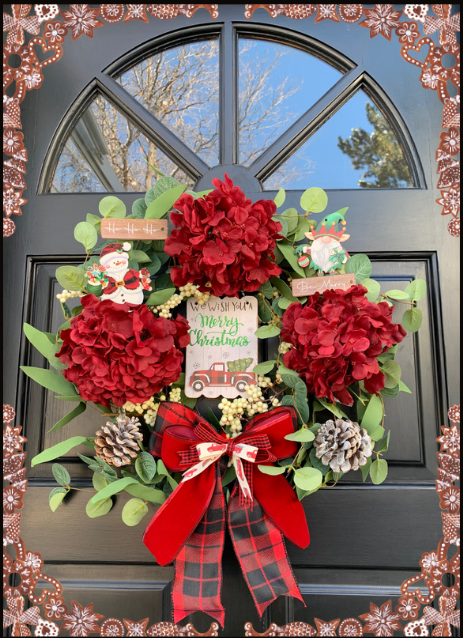 Vintage Kind Of Merry Christmas Wreath Kit