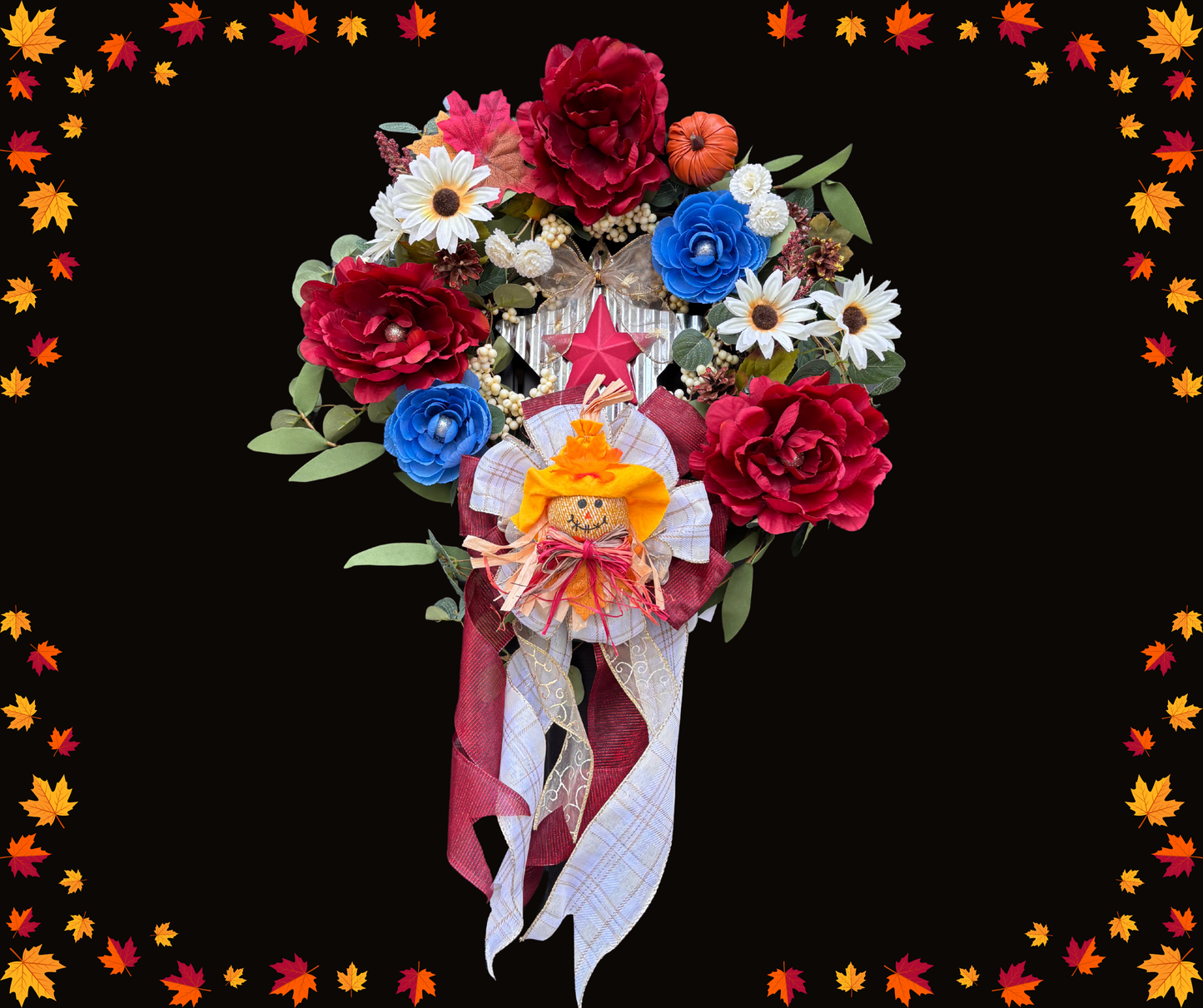 Ready Made Wreath Kit For Summer, Fall AND Winter!