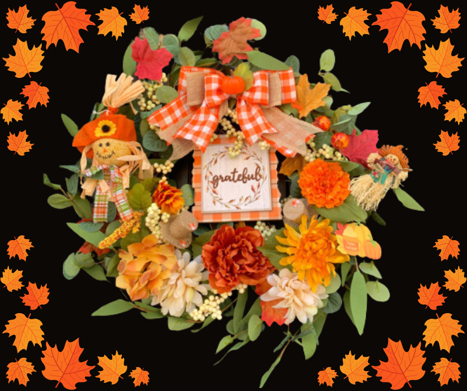 Happy Scarecrow Wreath Kit