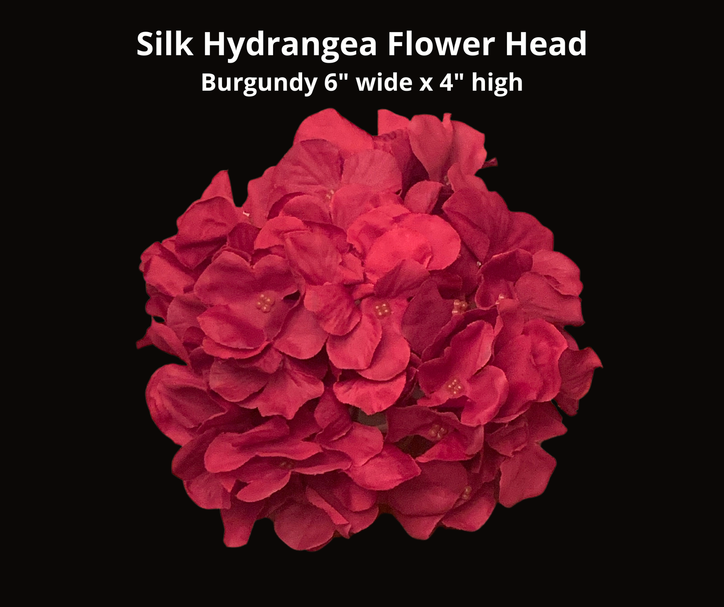 Silk Hydrangea Flower Head