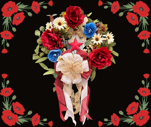 Ready Made Wreath Kit For Summer, Fall AND Winter!