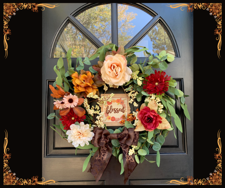 Double Door Fall Wreath Kits