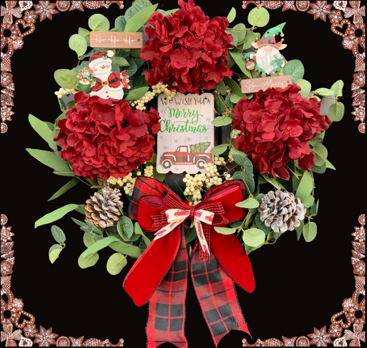 Vintage Kind Of Merry Christmas Wreath Kit