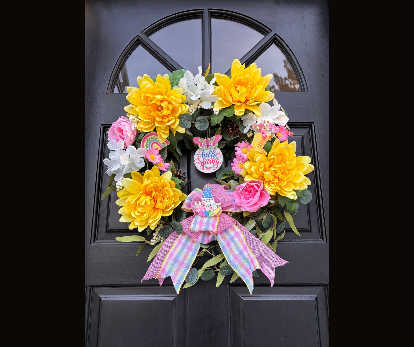 Easter Bunny Booty Wreath Kit With Bonus Spring Kit