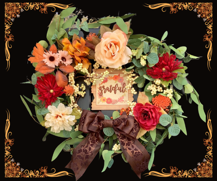 Double Door Fall Wreath Kits