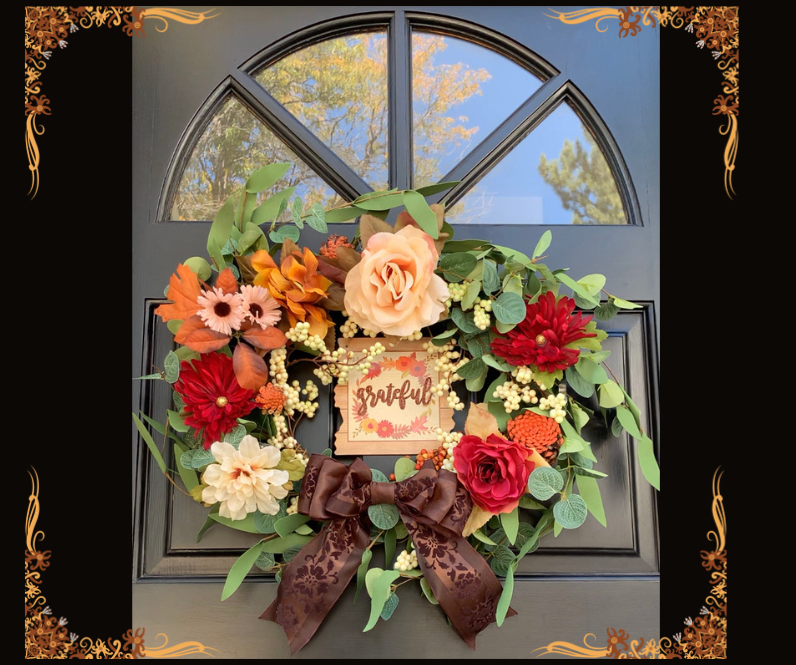 Double Door Fall Wreath Kits