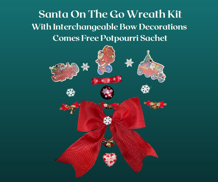 Santa On The Go Wreath Kit