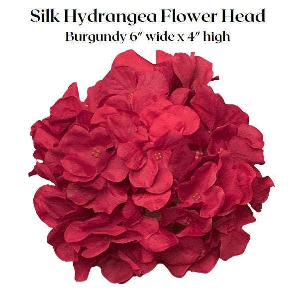 Silk Hydrangea Flower Head